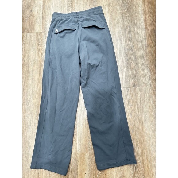 LULULEMON Jogger Pant Wide Leg Pockets Heather Gray Activewear Men’s Size‎ SMALL - Picture 7 of 8